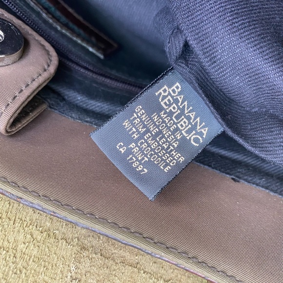 Banana Republic Nylon & Leather Shoulder Bag - Picture 4 of 6